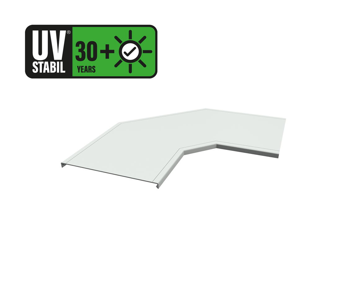 Deckel 90°-Bogen Kabelrinne