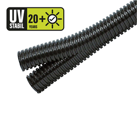 PLICA DUOFLEX PP-UV: Teilbares Wellrohr für Industrie & Schutz